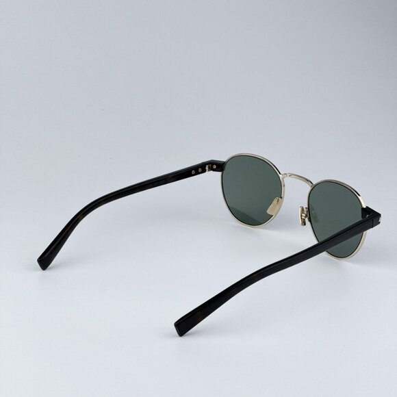 Saint Laurent SL707 002 BRAND NEW Sunglasses Gold Havana Green Oval Unisex - Picture 6 of 12